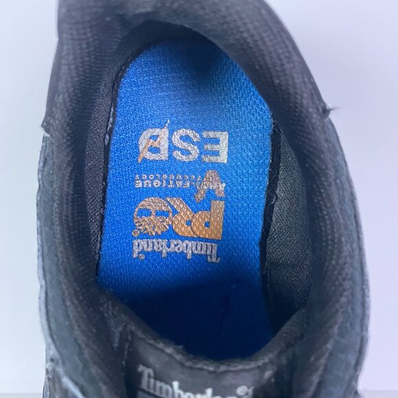 Timberland PRO Powertrain Alloy Safety Toe Shoes Men's 8M Black Lace Up 8 M Work - Picture 13 of 15